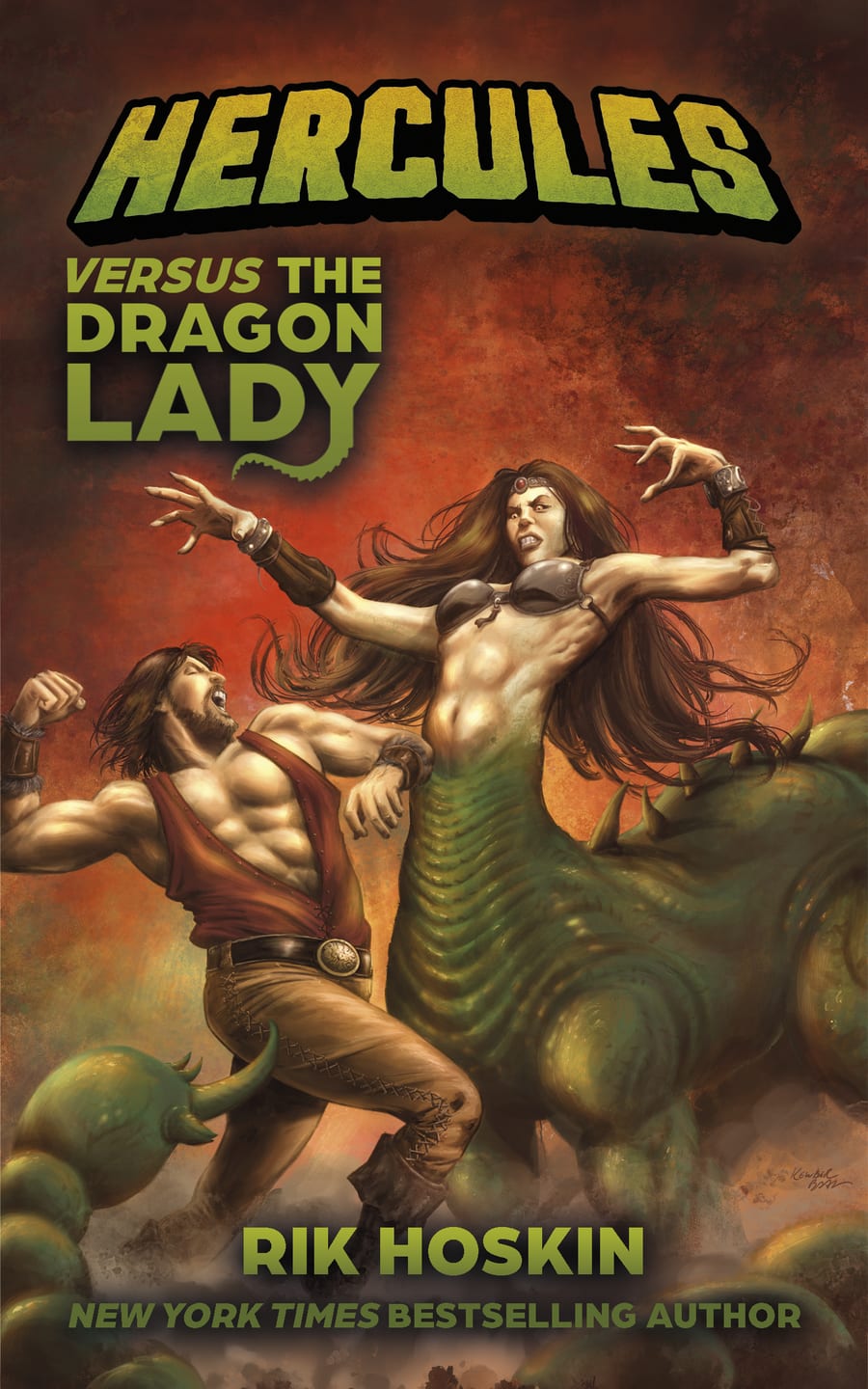 Cover for Hercules Versus the Dragon Lady